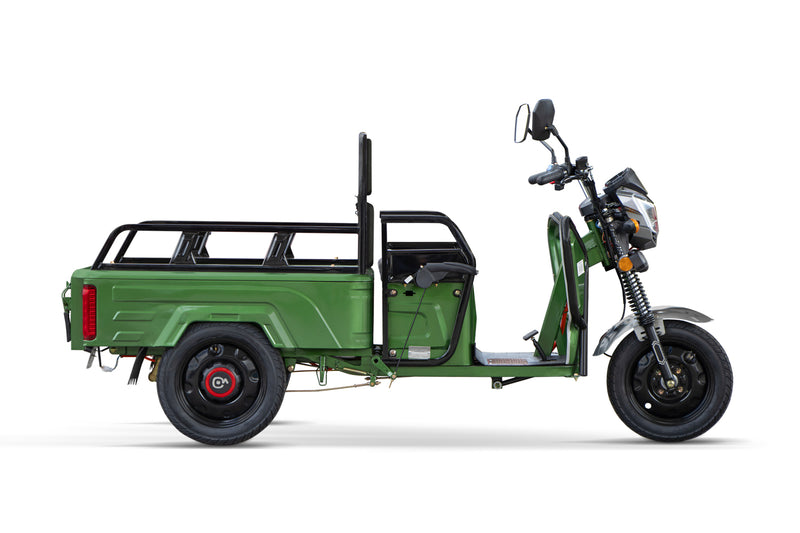 Chargez l'image dans la visionneuse de la galerie, GECO Moto Truck P10 gXP driewielige elektrische cargomotor / Tuk Tuk met kiepbak (72V)