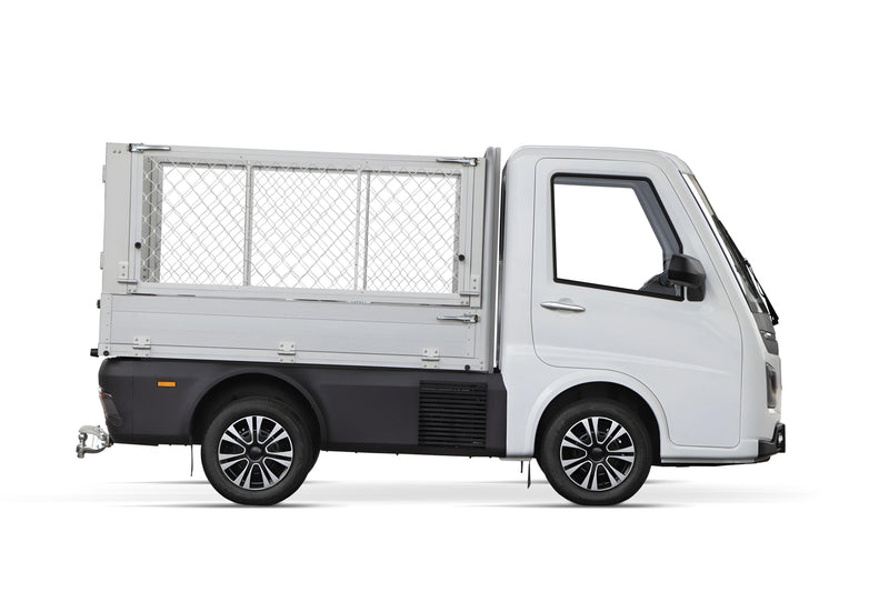 Load image into Gallery viewer, GECO Prime Cargo gXP elektrische kipper – 14,8 kW PMSM – 89,6V 230Ah LiFePO4 – met opzethek en trekhaak