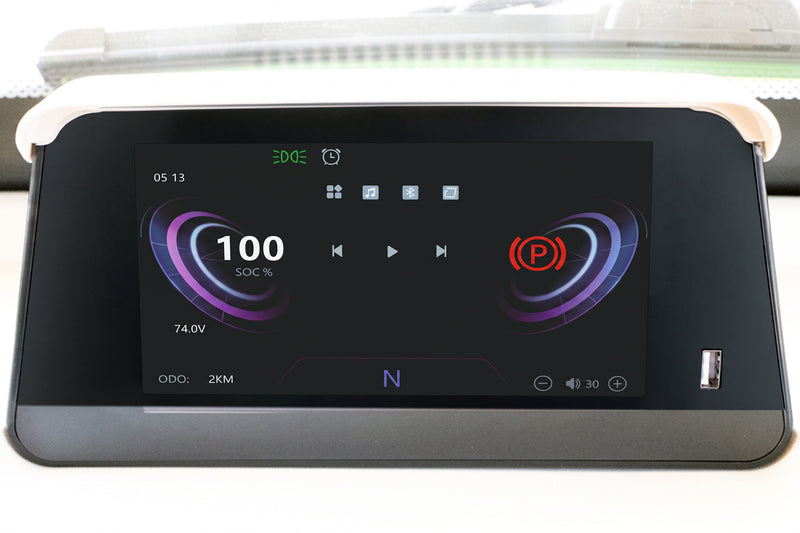 Chargez l'image dans la visionneuse de la galerie, Geco Tiro V2 Elektrische Kabinenroller 72V 1500W – 3-Wiel City Voertuig (2 Persoons, 45 km/u)