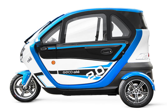 Geco Olé V9 |Scooter rijbewijs| 3wieler&nbsp; | 2-zitter Digitale Display| achterruitrijcamera | Elektrische ramen | Airco