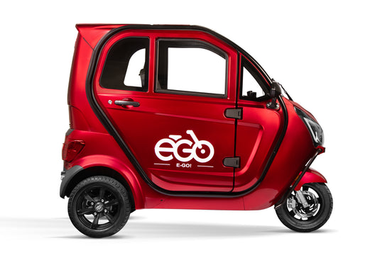 Geco E-GO! | Rijbewijs Vrij |2 Personen | 7" LCD-display | Glazen schuifdak | Elektrische ramen | Verwarming