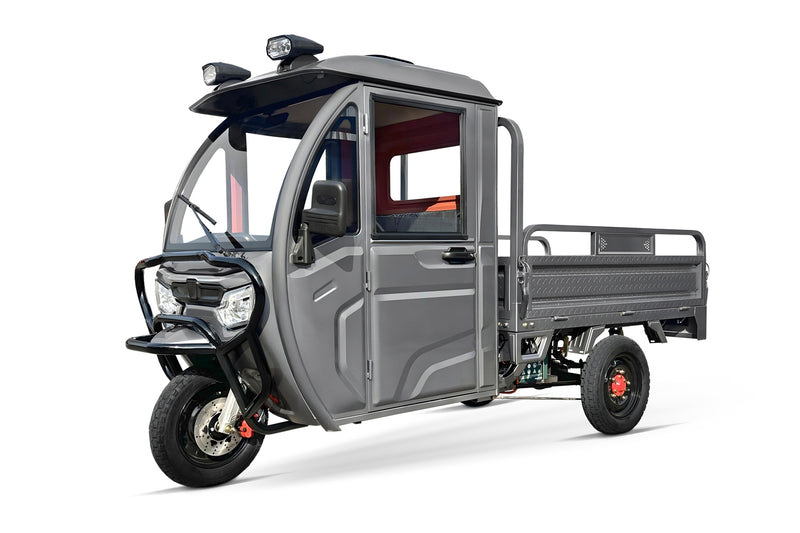 Chargez l'image dans la visionneuse de la galerie, GECO P100 gXP Elektrische Driewieler Kipper met Cabine
