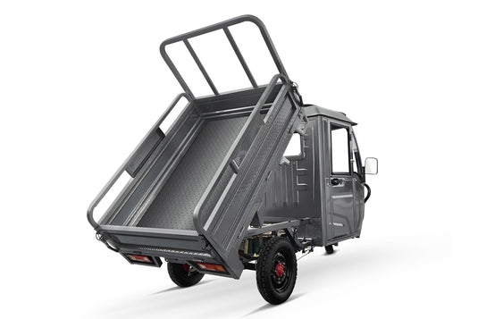 GECO P100 gXP Elektrische Driewieler Kipper met Cabine