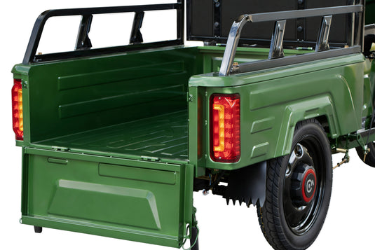 GECO Moto Truck P10 gXP driewielige elektrische cargomotor / Tuk Tuk met kiepbak (72V)