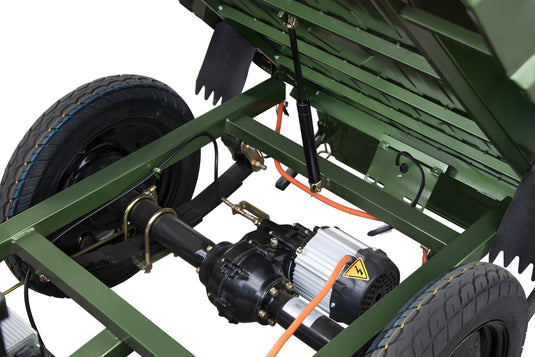 GECO Moto Truck P10 gXP driewielige elektrische cargomotor / Tuk Tuk met kiepbak (72V)
