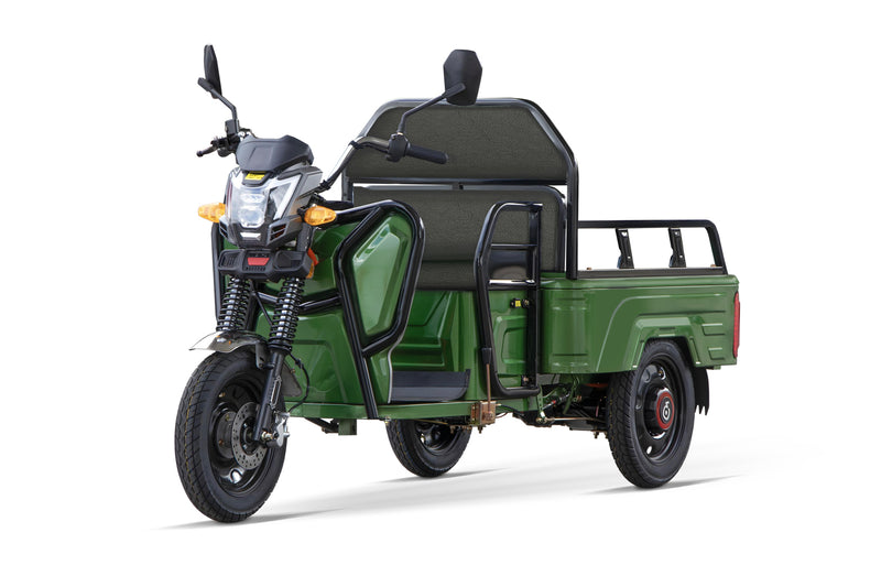 Chargez l'image dans la visionneuse de la galerie, GECO Moto Truck P10 gXP driewielige elektrische cargomotor / Tuk Tuk met kiepbak (72V)
