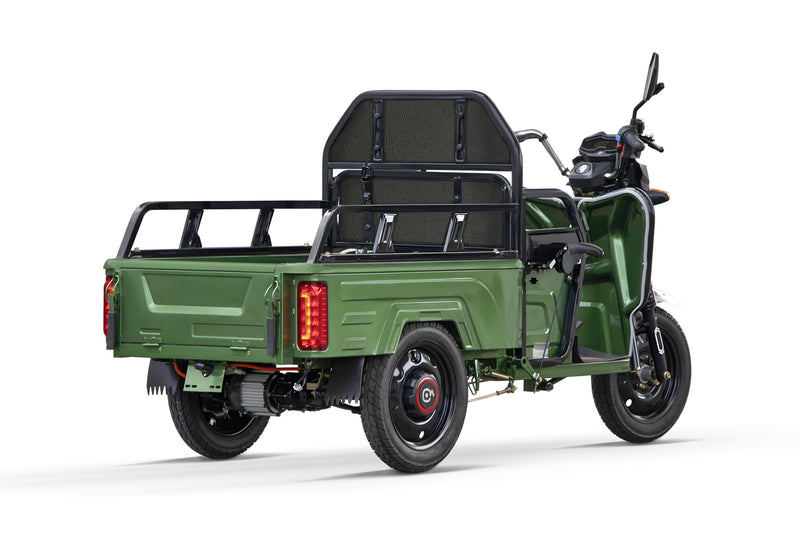 Chargez l'image dans la visionneuse de la galerie, GECO Moto Truck P10 gXP driewielige elektrische cargomotor / Tuk Tuk met kiepbak (72V)

