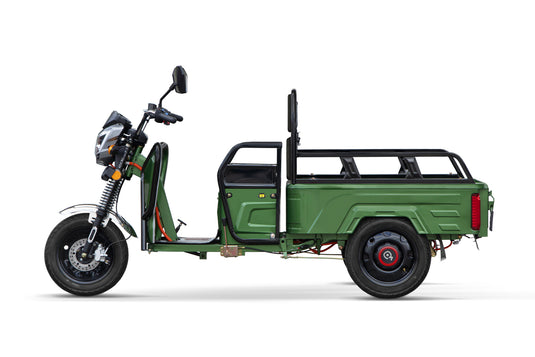 GECO Moto Truck P10 gXP driewielige elektrische cargomotor / Tuk Tuk met kiepbak (72V)
