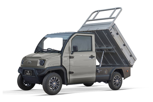 GECO Heavy Cargo gXP met aluminium laadbak en kiepfunctie – 20 kW piekvermogen – 76,8V 300Ah LiFePO4 – zonder airconditioning