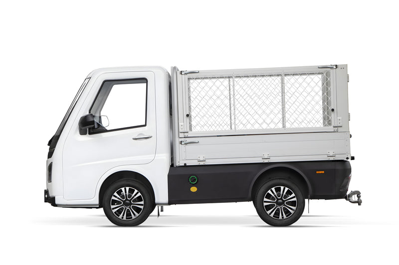 Load image into Gallery viewer, GECO Prime Cargo gXP elektrische kipper – 14,8 kW PMSM – 89,6V 230Ah LiFePO4 – met opzethek en trekhaak
