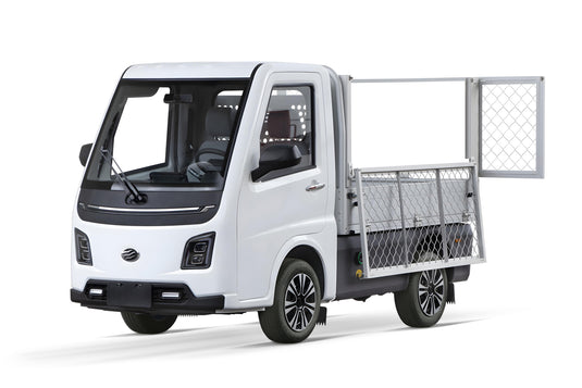 GECO Prime Cargo gXP elektrische kipper – 14,8 kW PMSM – 89,6V 230Ah LiFePO4 – met opzethek en trekhaak