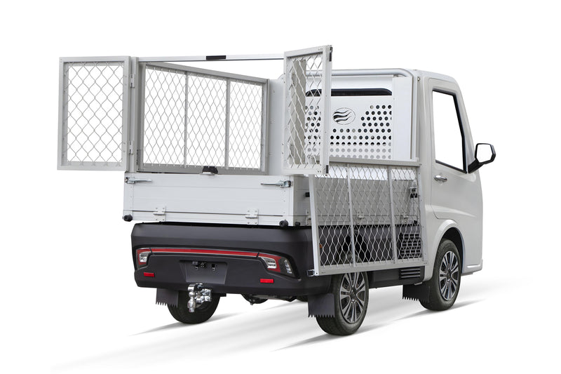 Load image into Gallery viewer, GECO Prime Cargo gXP elektrische kipper – 14,8 kW PMSM – 89,6V 230Ah LiFePO4 – met opzethek en trekhaak
