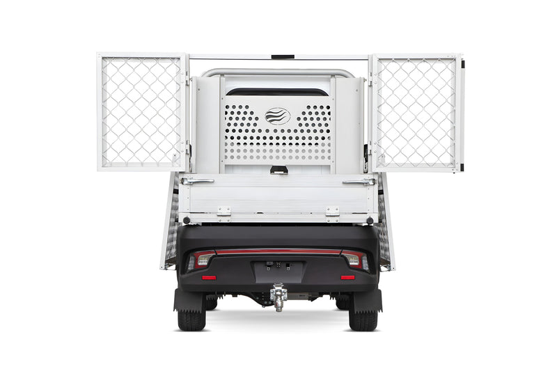 Load image into Gallery viewer, GECO Prime Cargo gXP elektrische kipper – 14,8 kW PMSM – 89,6V 230Ah LiFePO4 – met opzethek en trekhaak
