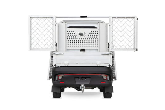 GECO Prime Cargo gXP elektrische kipper – 14,8 kW PMSM – 89,6V 230Ah LiFePO4 – met opzethek en trekhaak