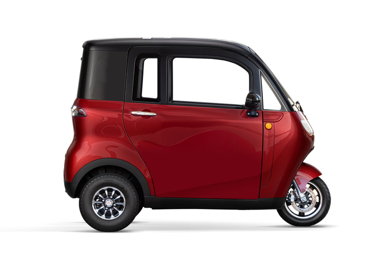 Chargez l'image dans la visionneuse de la galerie, Geco Tiro V2 Elektrische Kabinenroller 72V 1500W – 3-Wiel City Voertuig (2 Persoons, 45 km/u)
