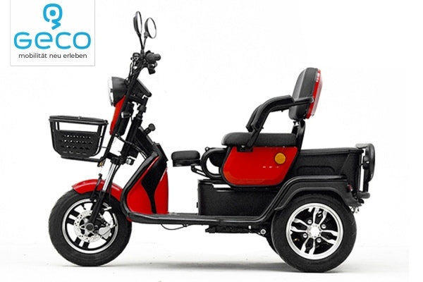 Load image into Gallery viewer, Geco Senio CX2 800W | Rijbewijs Vrij | Twee Persoons | Scootmobiel
