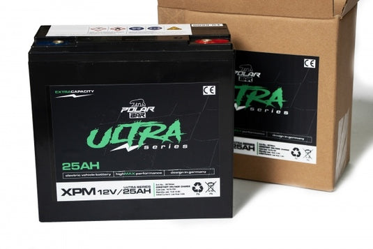 Polar Bär AGM Accu Ultra Serie XPM 12V 25Ah – Onderhoudsvrij & Extra Krachtig