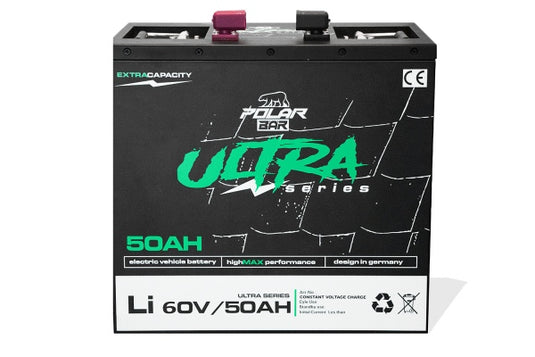 Polar Bär LiFePO₄ Accu Ultra Serie 60V 50Ah – Slimme Lithium Power met BMS & App